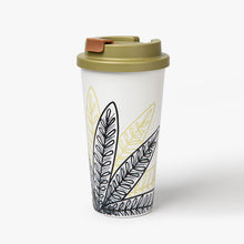 Load image into Gallery viewer, Eco Friendly Nature Material Reusable 100% Plant PLA Tea Coffee Mug Travel Mug Coffee Cup Take Away Melamine Free