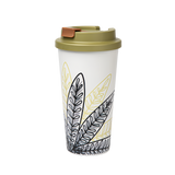 Eco Friendly Nature Material Reusable 100% Plant PLA Tea Coffee Mug Travel Mug Coffee Cup Take Away Melamine Free