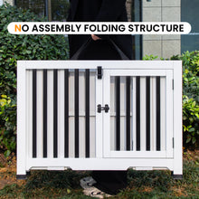 Load image into Gallery viewer, Portable Wooden Pet Dog Crate
