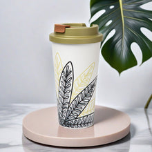 Load image into Gallery viewer, Eco Friendly Nature Material Reusable 100% Plant PLA Tea Coffee Mug Travel Mug Coffee Cup Take Away Melamine Free